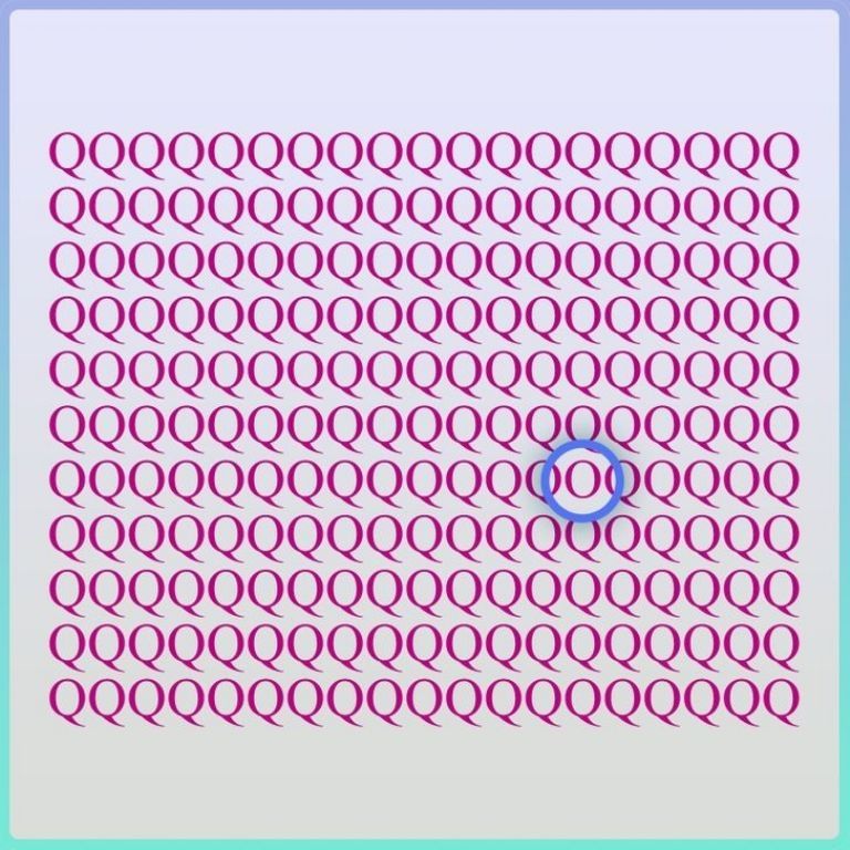 Sudėtingas IQ galvosūkis: tik laimingieji ras paslėptą raidę 