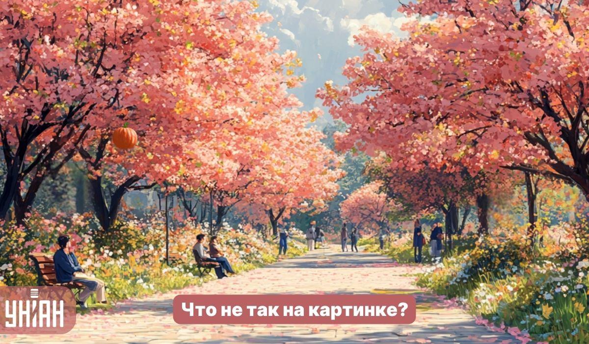 Suraskite keistą vabzdį sakurų parke per 5 sekundes: paprastas IQ testas