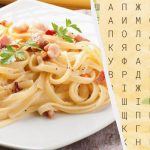 Žodį „makaronai” per 10 sekundžių gali rasti tik erelio akis